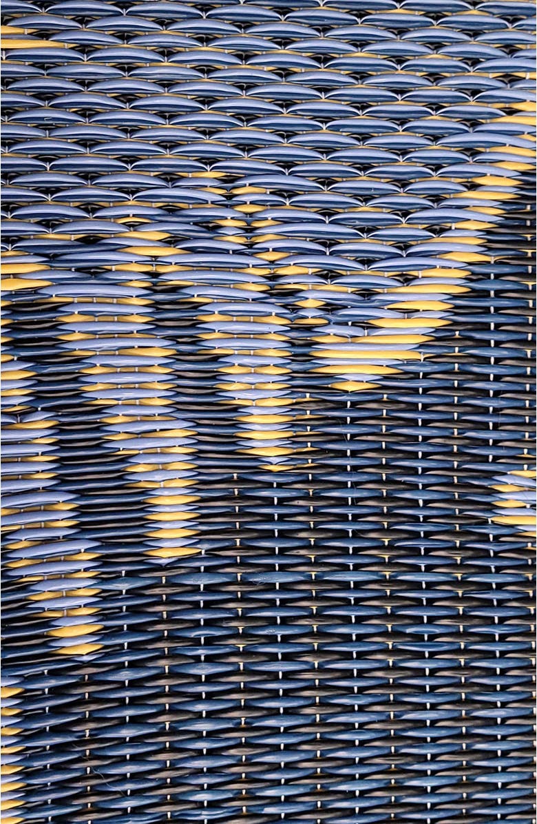 Mad Mats Fishbone Navy & Periwinkle, Alternate, color, Blue And Periwinkle