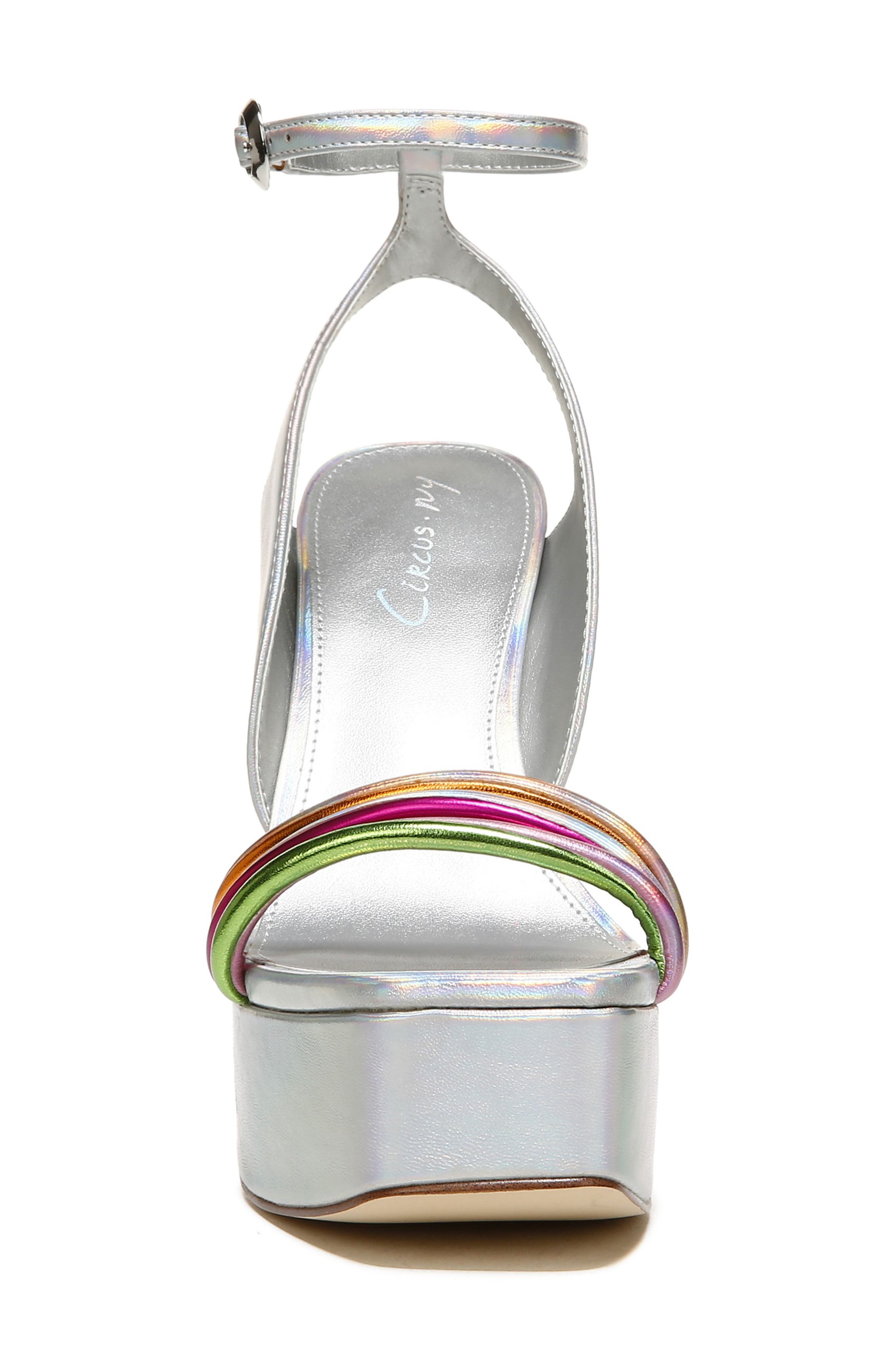 Circus NY by Sam Edelman Alana Platform Sandal, Alternate, color, Silver