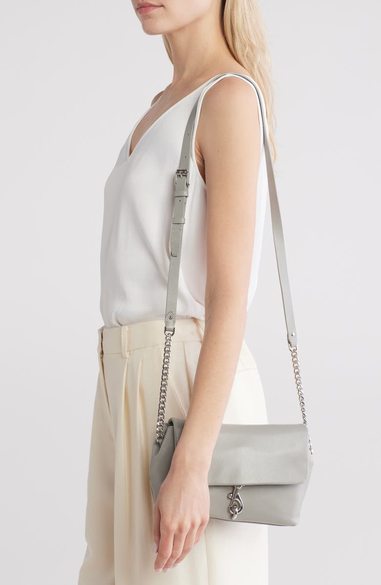 Rebecca Minkoff Leather Flap Crossbody Bag, Alternate, color,