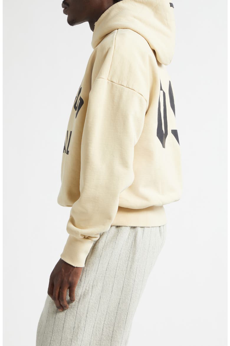 Classic Fit '09 Cotton Fleece Logo Graphic Hoodie, Alternate, color, DIRTY IVORY