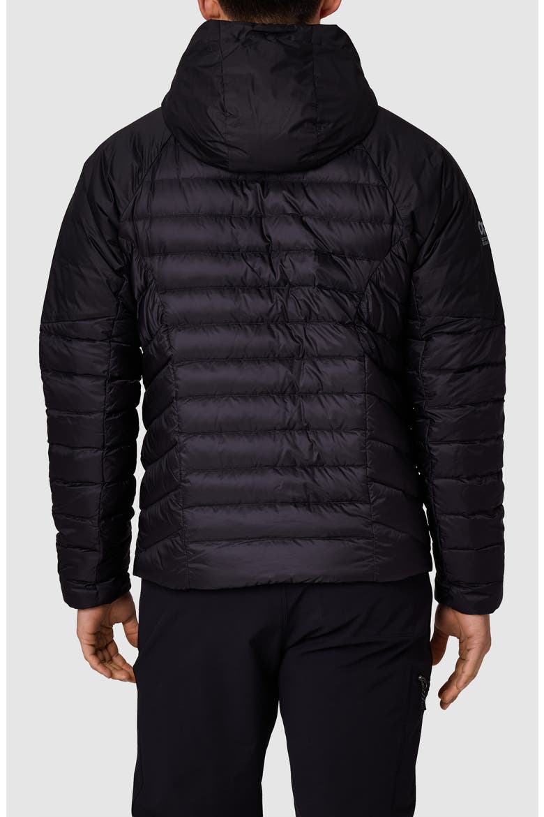 Helium 800-Fill-Power Down Hoodie, Alternate, color, BLACK