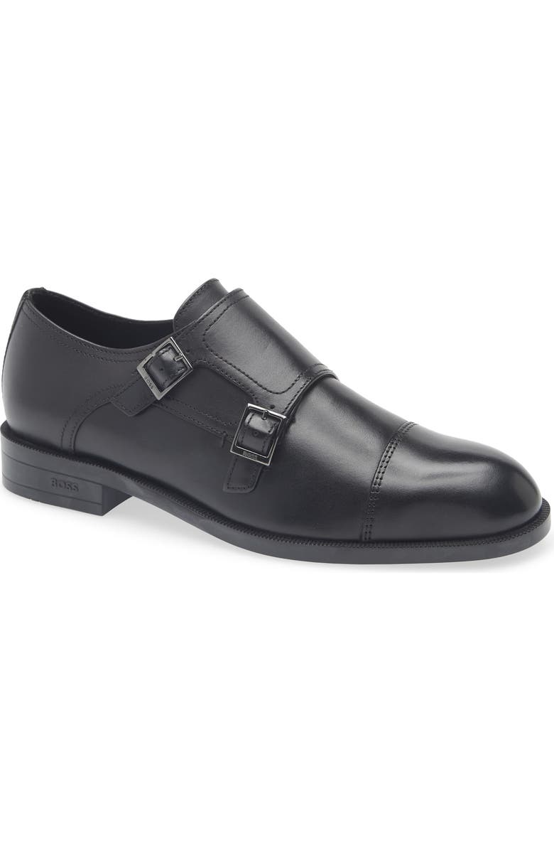 BOSS Tayil Monk Shoe, Main, color, Black
