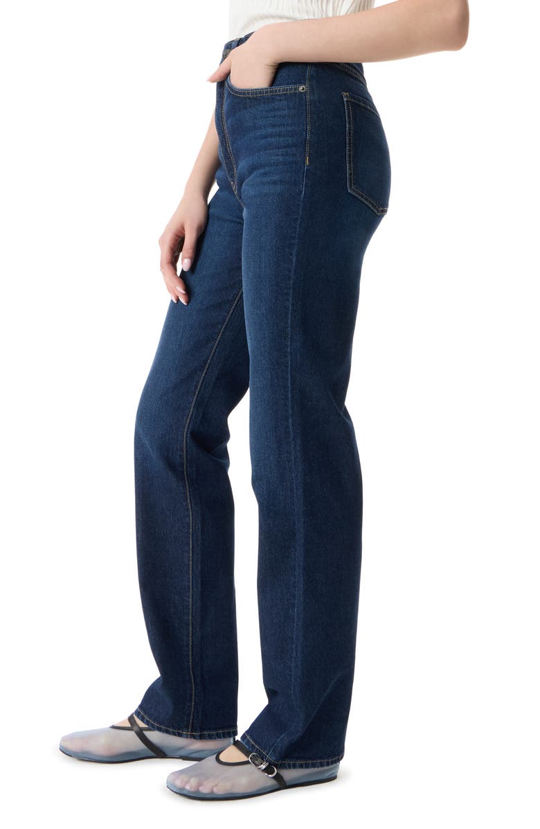 Robert Rodriguez High Rise Slim Straight Jeans, Alternate, color, Blue Mere