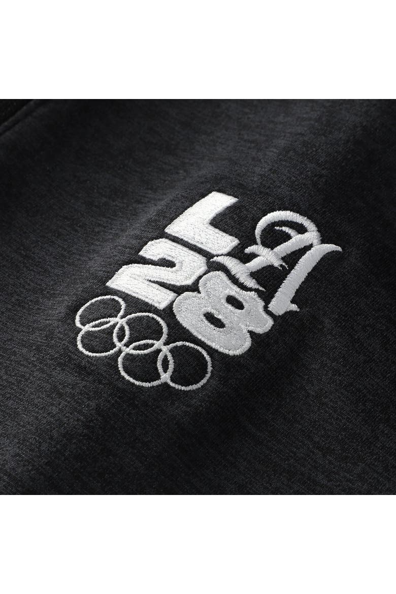 Men's Nike Black LA28 Summer Olympics Stride Raglan Dri-FIT Half-Zip Pullover, Alternate, color, Black