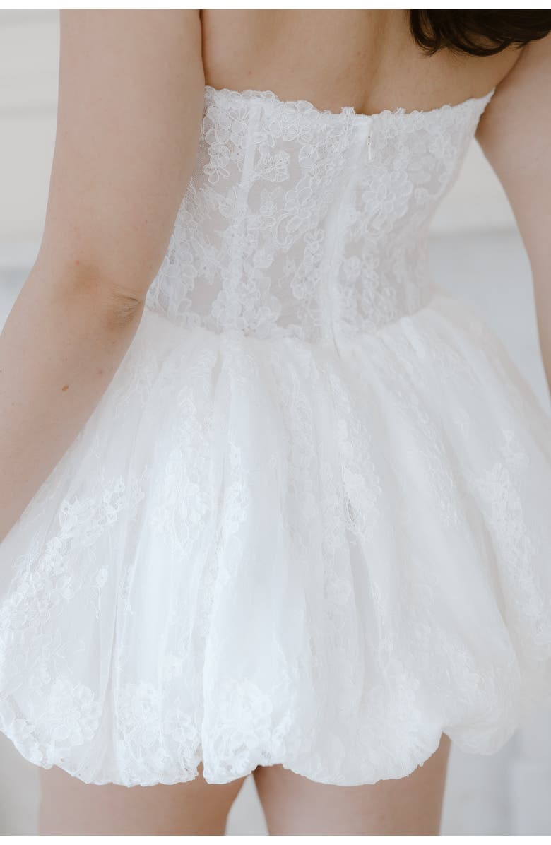 Untamed Petals Juliette Mini Dress, Alternate, color, Ivory