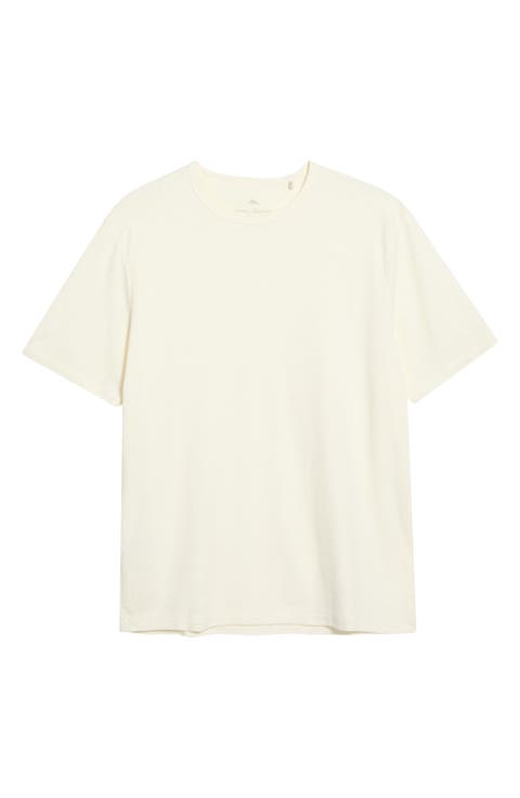 Sand Wave Slub Cotton Blend T-Shirt