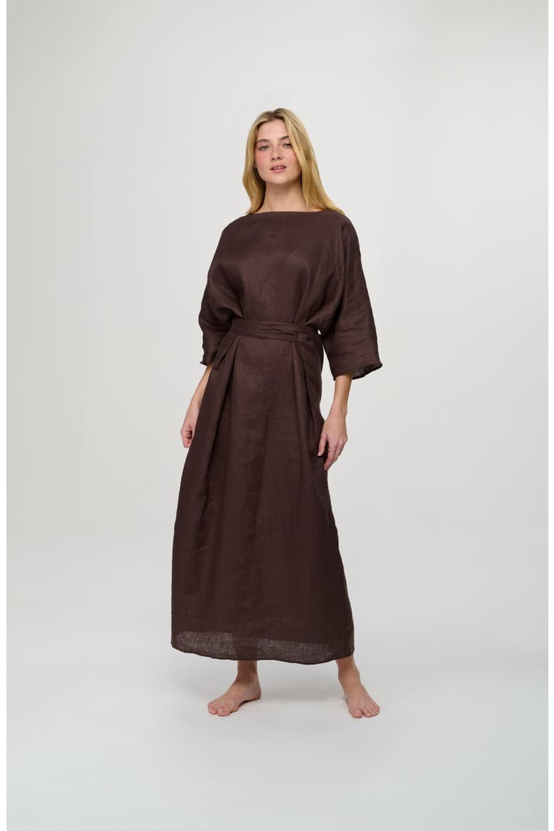 Macie Dress, Alternate, color, Chocolate Brown
