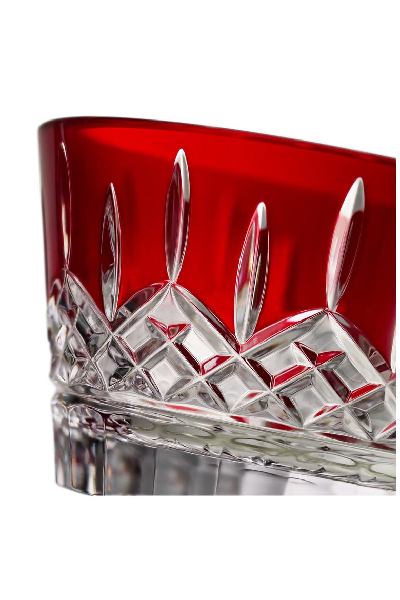 Lismore Red Crystal Bowl, Alternate, color, RED