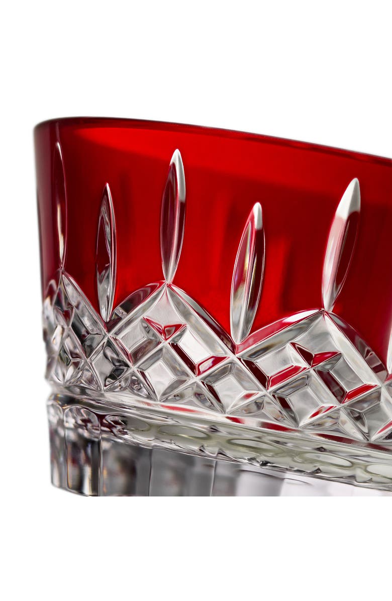 Waterford Lismore Red Crystal Bowl, Alternate, color, Red