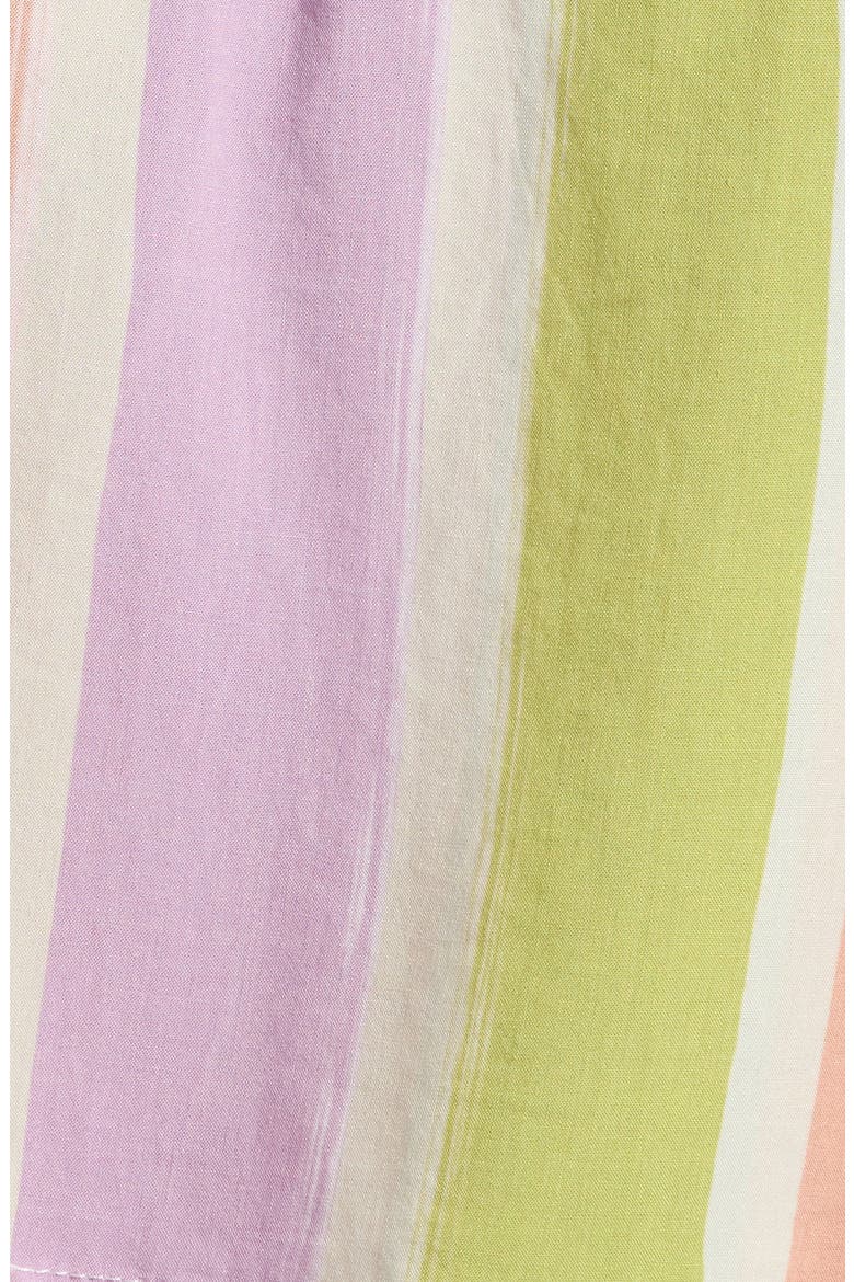 Stripe Crop Camisole & Tap Shorts Set, Alternate, color, PAINTED STRIPE