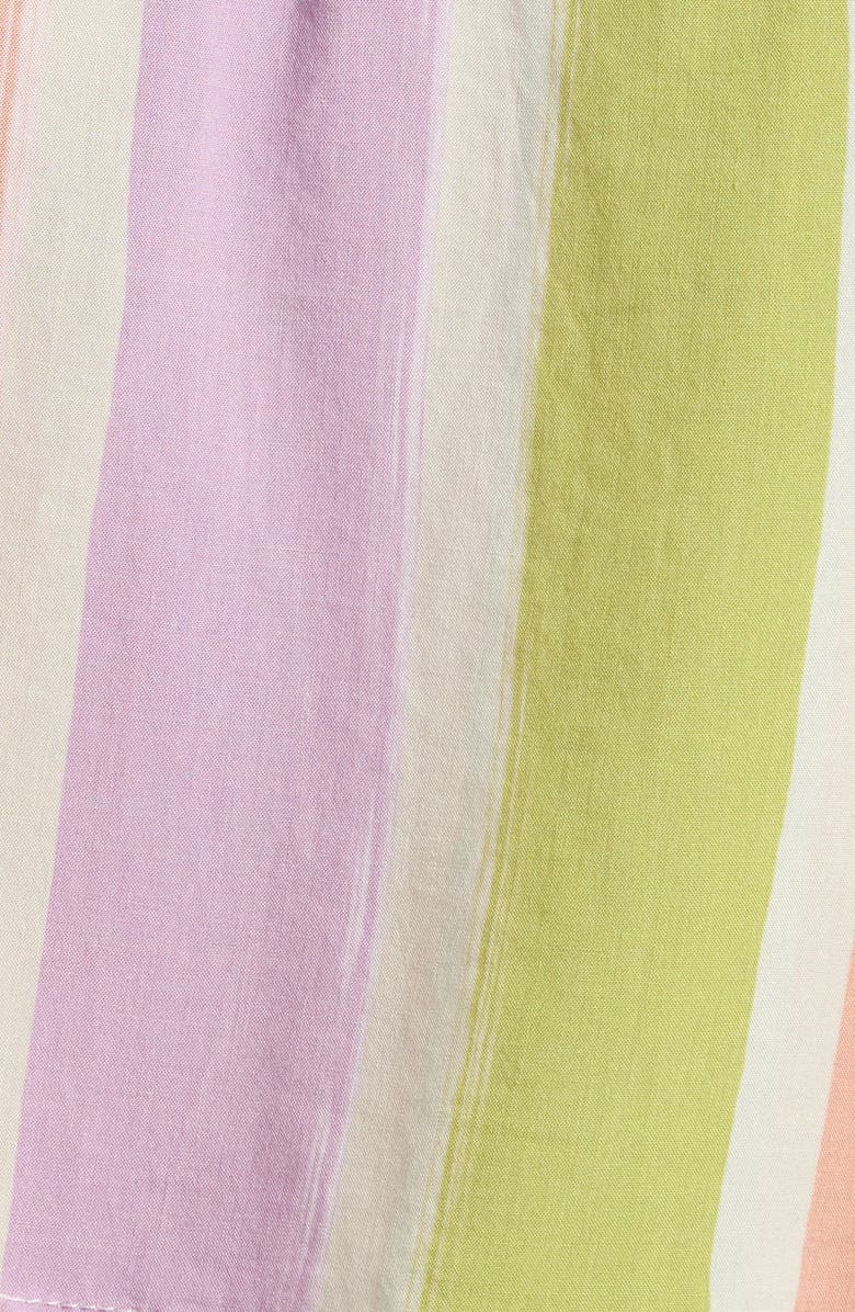 KILO BRAVA Stripe Crop Camisole & Tap Shorts Set, Alternate, color, Painted Stripe