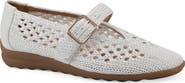 CLIFFS BY WHITE MOUNTAIN Cordette Woven Mary Jane Flat