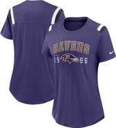 Nike Women's Nike  Purple Baltimore Ravens Historic Slub Fashion T-Shirt