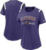 Nike Women's Nike  Purple Baltimore Ravens Historic Slub Fashion T-Shirt