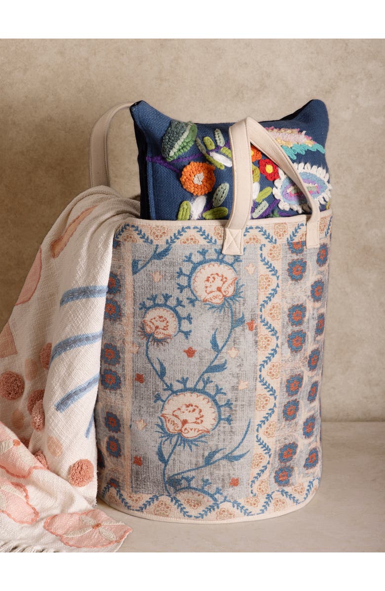 GAURI KOHLI Gilmore Laundry Hamper 14" x 20", Alternate, color,