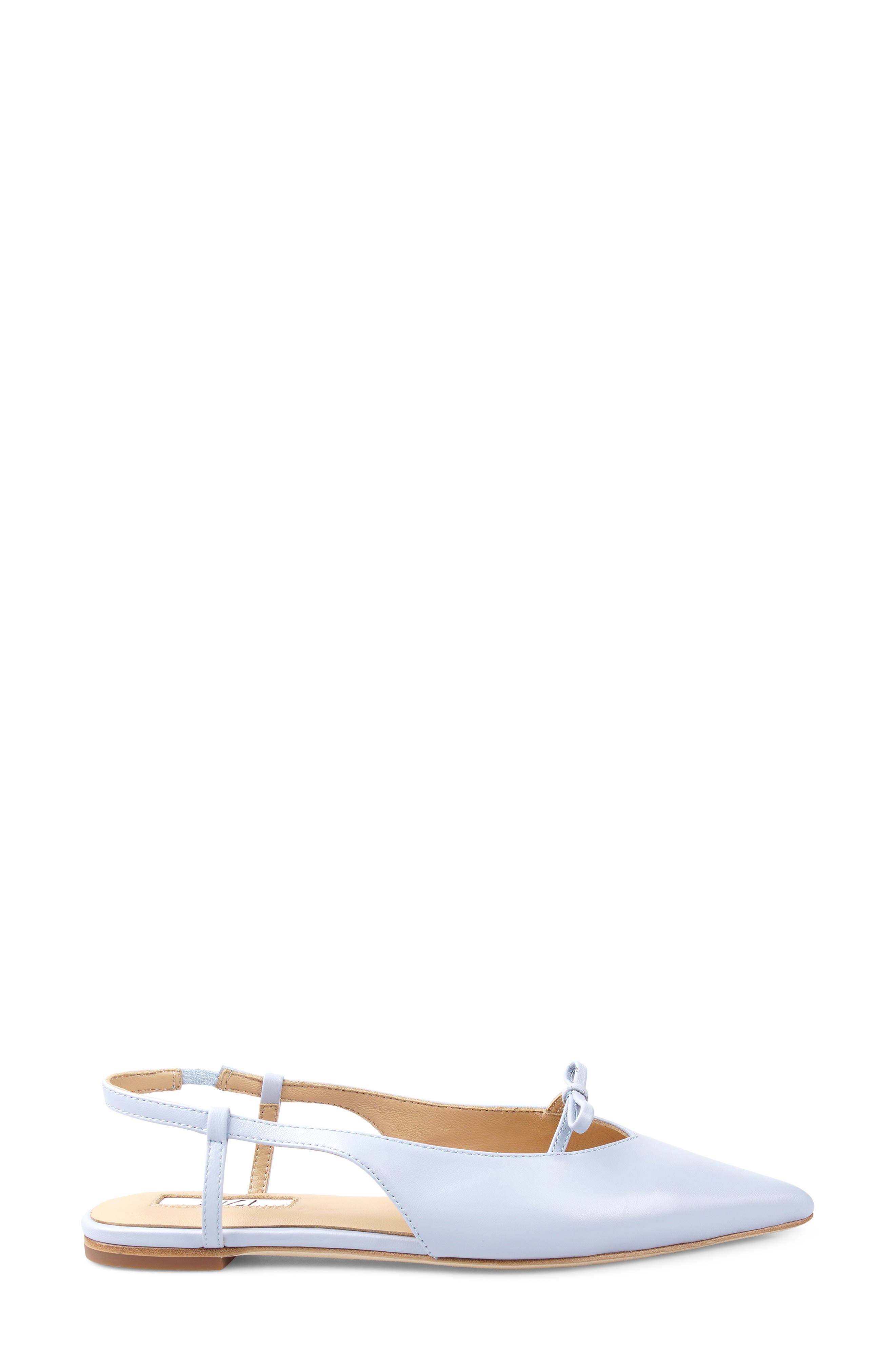 Hala Pointed Toe Slingback Flat, Alternate, color, DUSTY BLUE