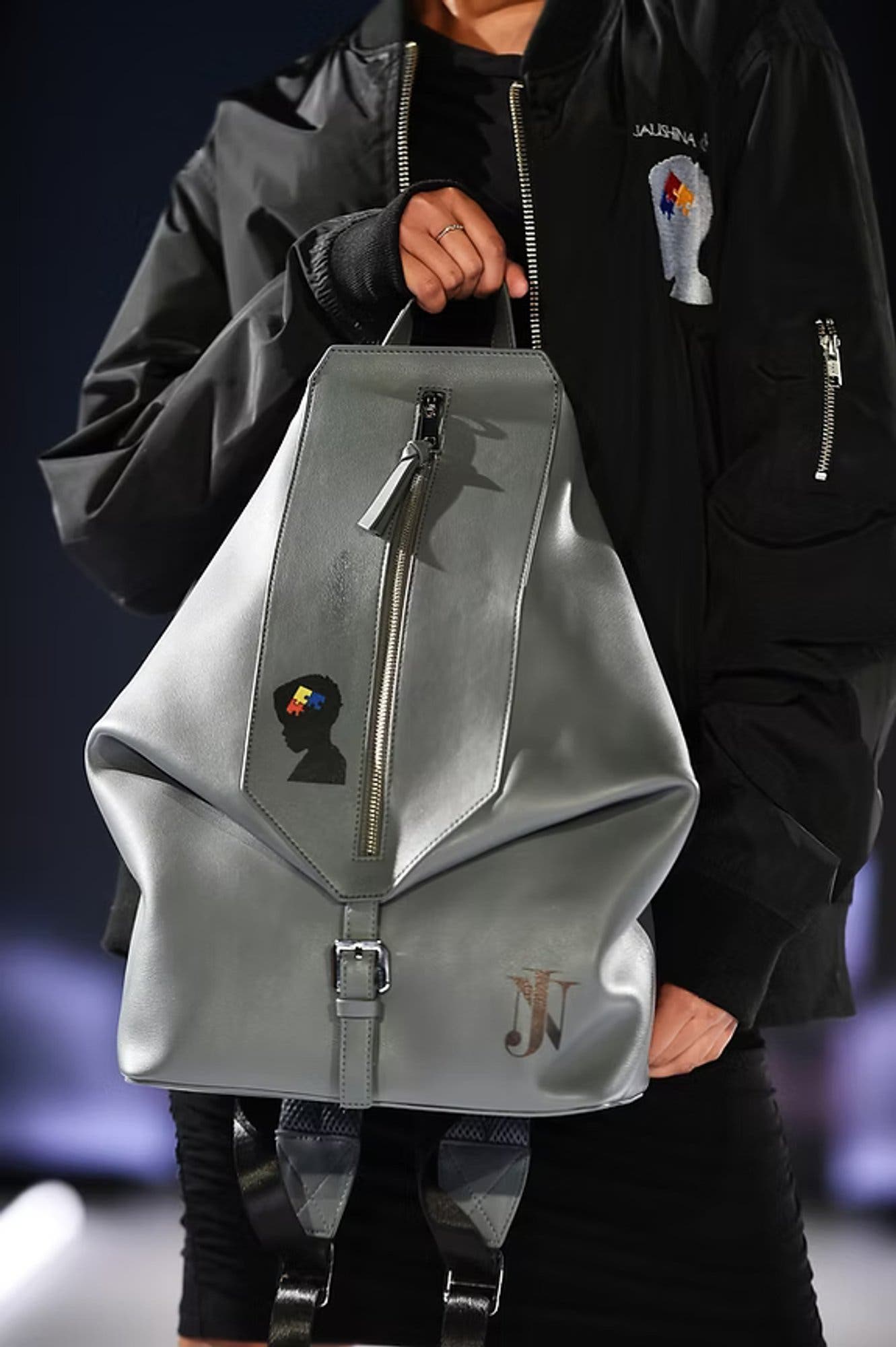 Jaushina Nicole Jackson Backpack, Alternate, color, Grey