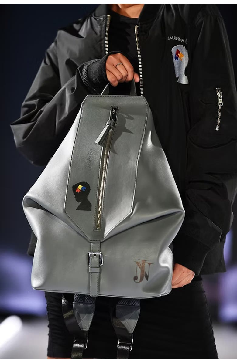 Jaushina Nicole Jackson Backpack, Alternate, color, Grey