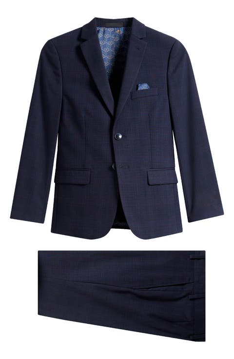 Kids' Plaid Two-Piece Suit