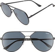 QUAY Quay Australia Hold Please 55mm Aviator Sunglasses