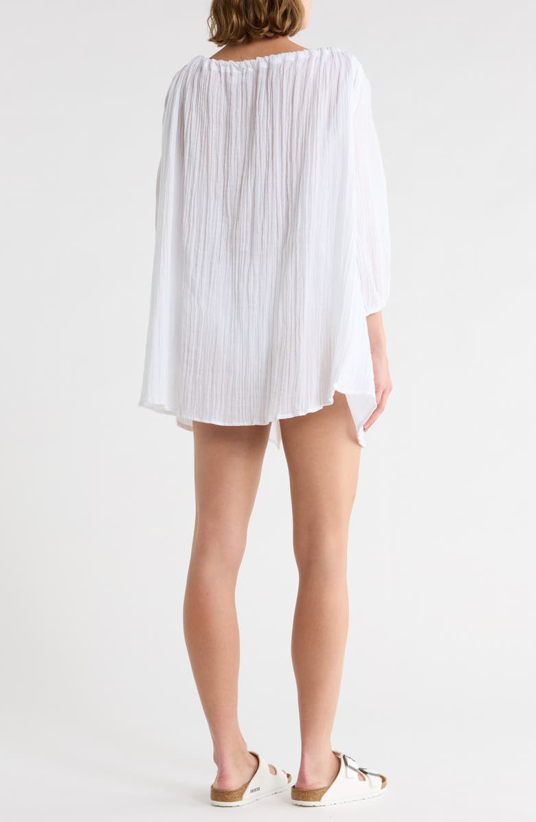 Vitamin A<sup>®</sup> Costa Cover-Up Shirtdress, Alternate, color, White