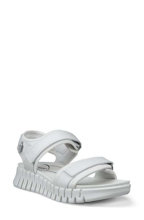 Ecco Gruuv Sol Sandal In White