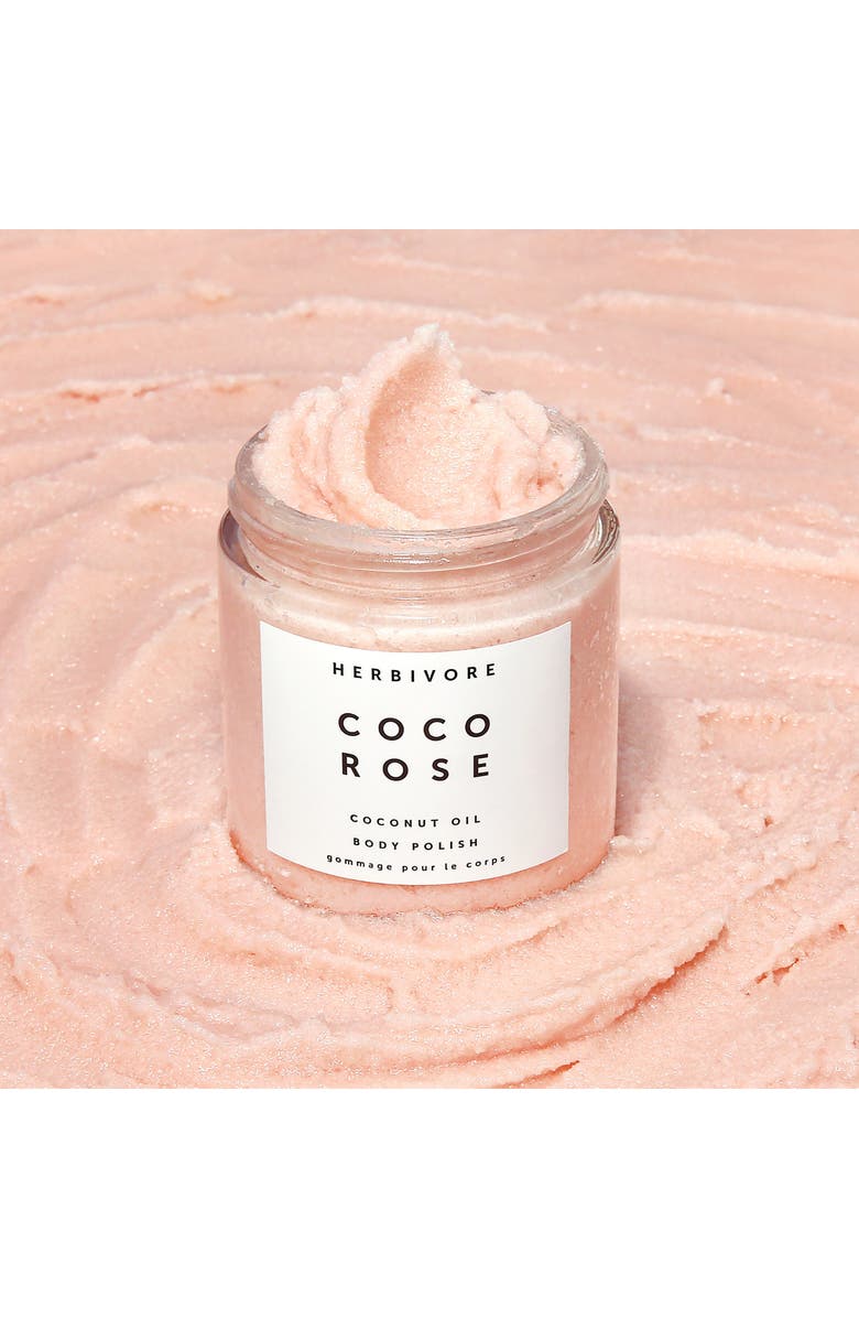 Herbivore Botanicals Coco Rose Body Scrub, Alternate, color,