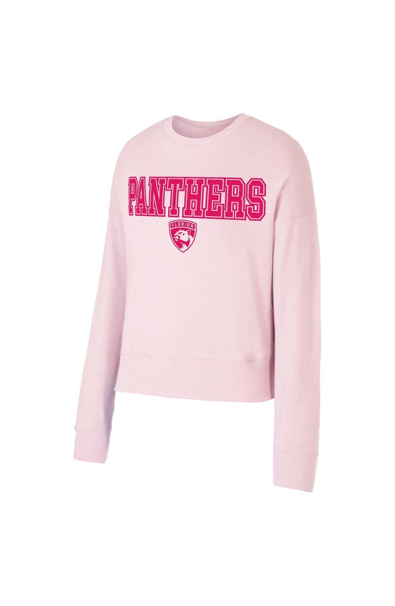 CONCEPTS SPORT Women's Concepts Sport Pink Florida Panthers Tonal Pullover Sweatshirt, Alternate, color, Pink