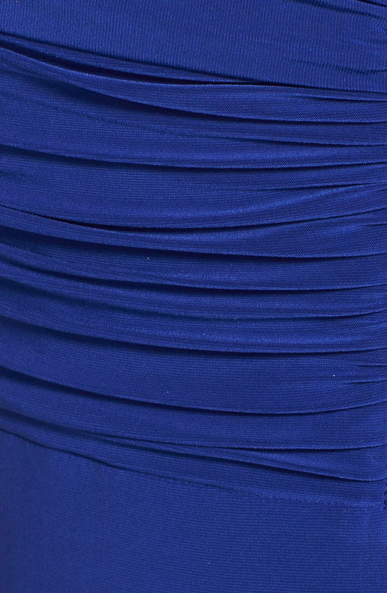 Alex Evenings Off the Shoulder Jersey A-Line Gown, Alternate, color,