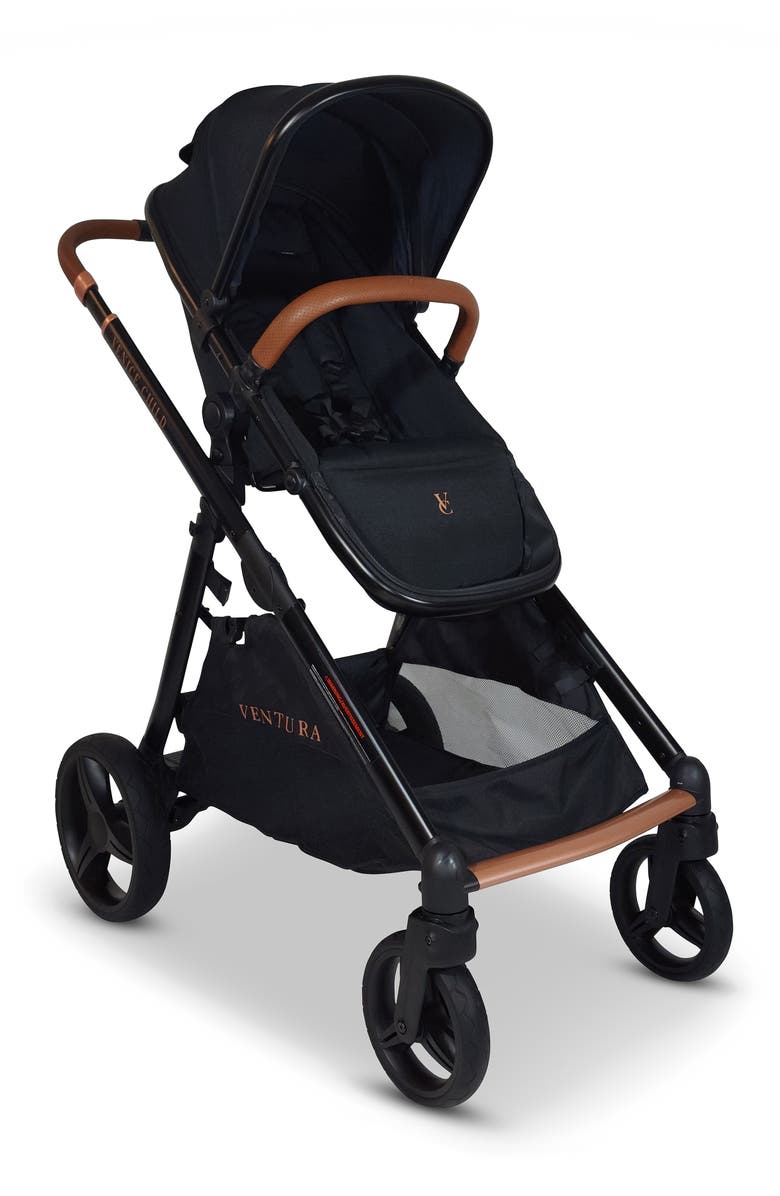 Venice Child Ventura Full Sized Stroller, Main, color, Midnight Black