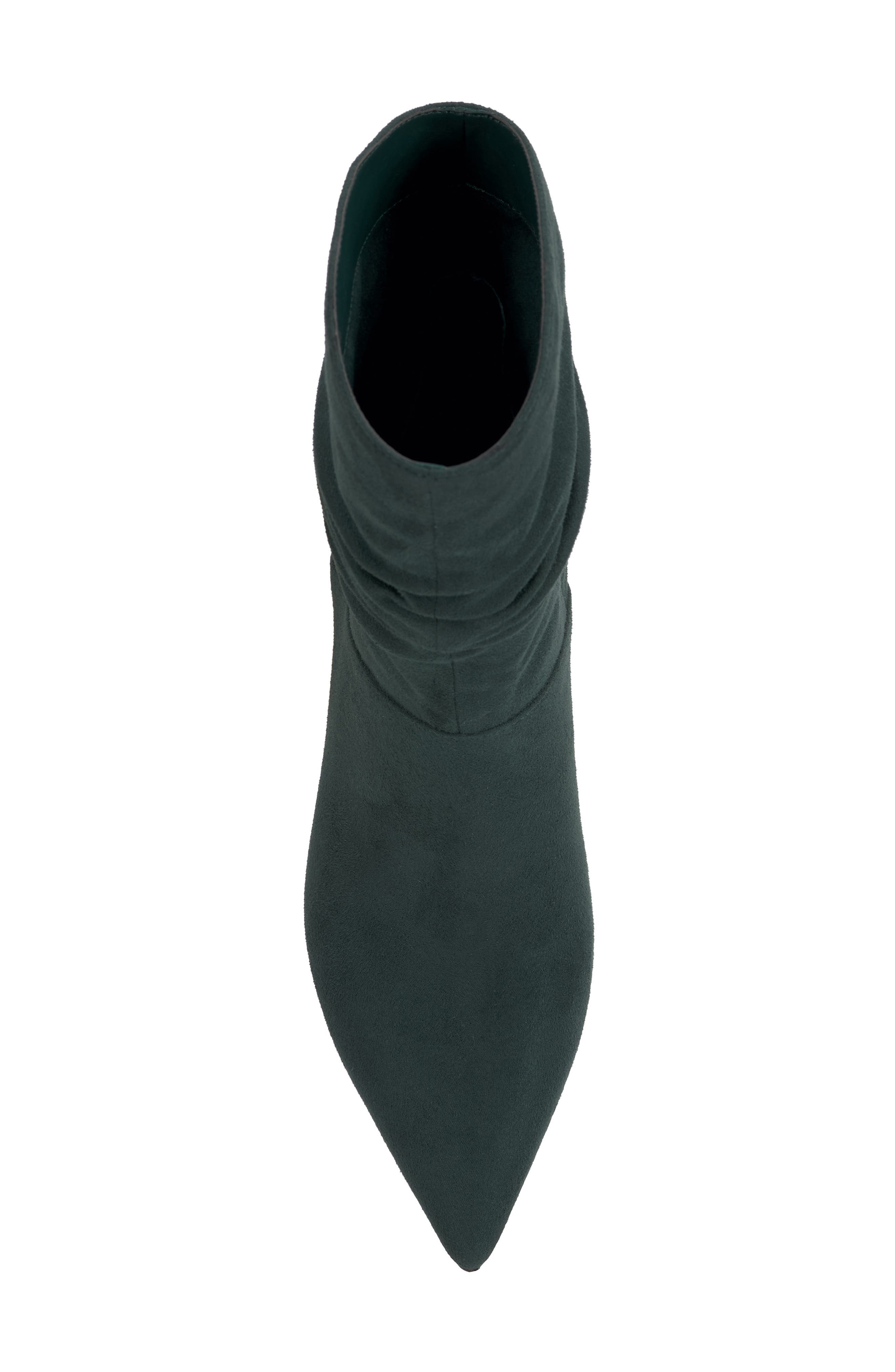 Elisti Pointed Toe Slouch Bootie, Alternate, color, EVERGREEN