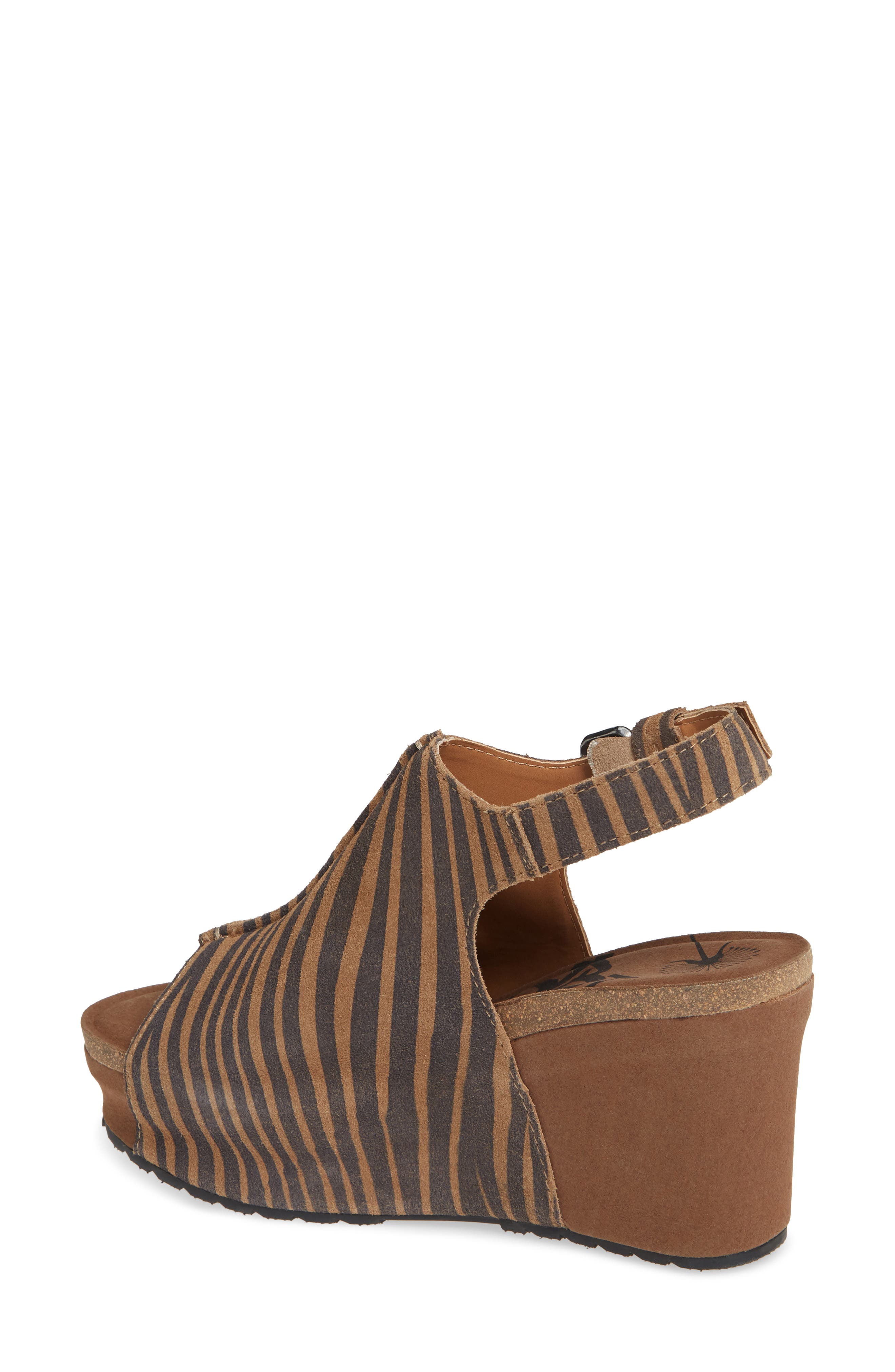 Jaunt Platform Wedge Sandal, Alternate, color, TAN SUEDE