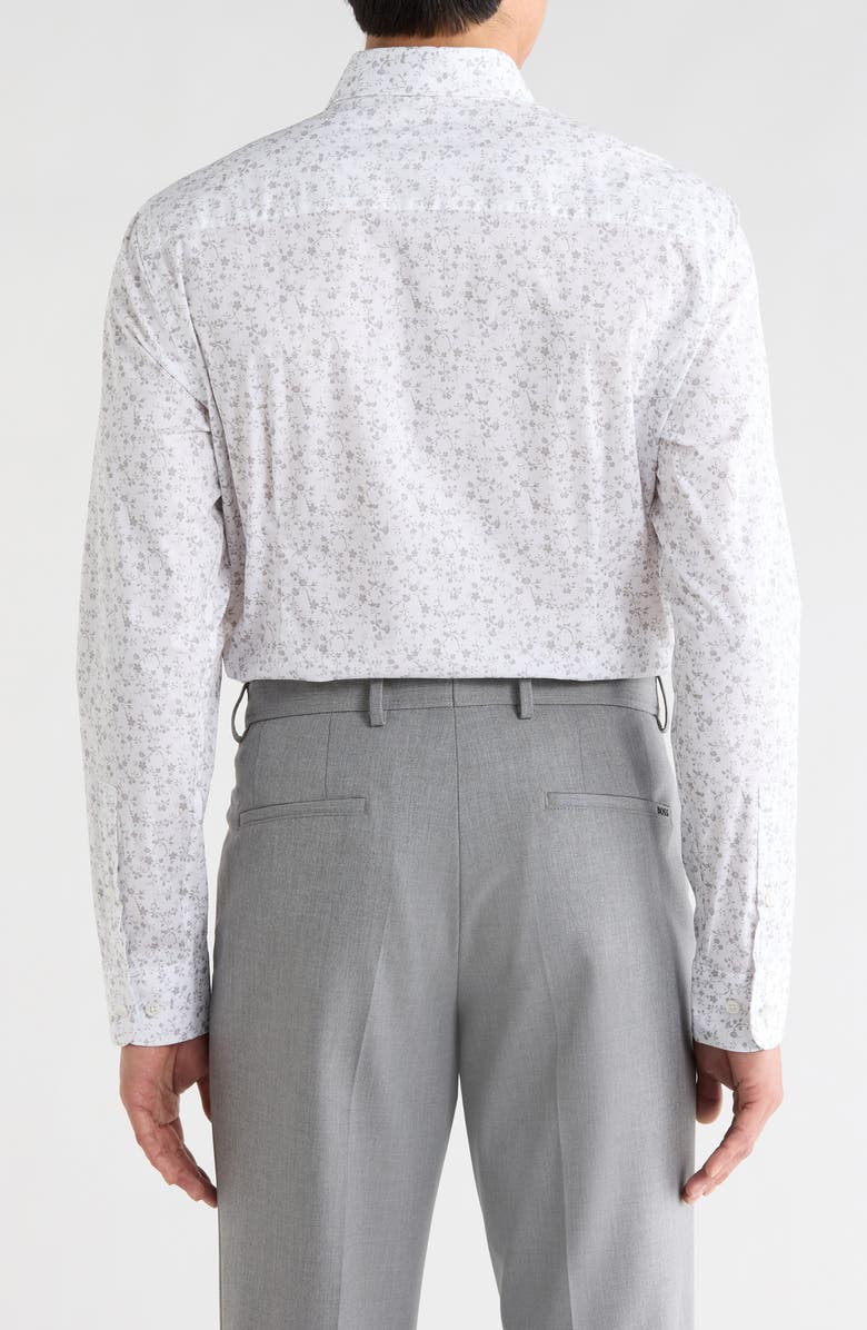 Jack Victor Douglas Button-Up Shirt, Alternate, color, Light Grey