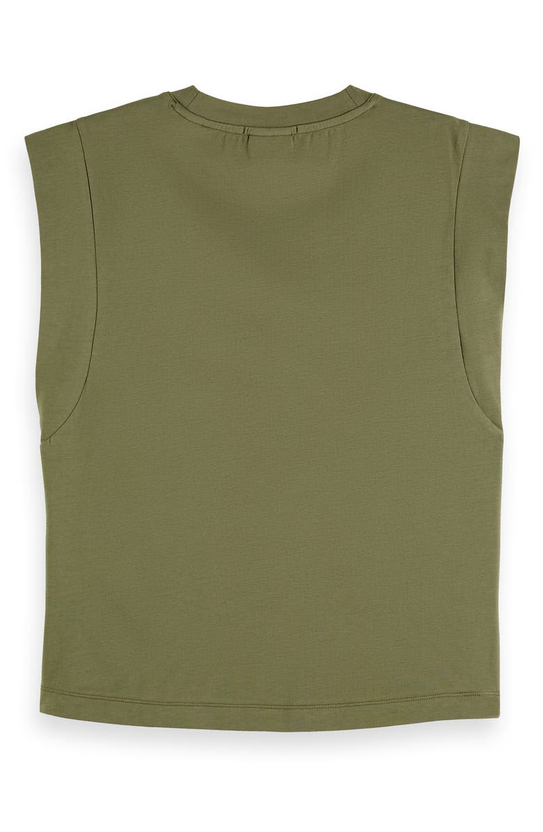 Scotch & Soda Mercerized Muscle Tee, Alternate, color, Washed Military