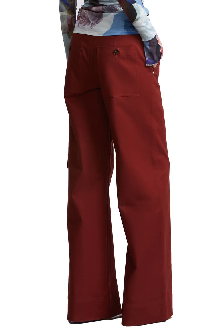 Jo Belted Cargo Pants, Alternate, color, RUST