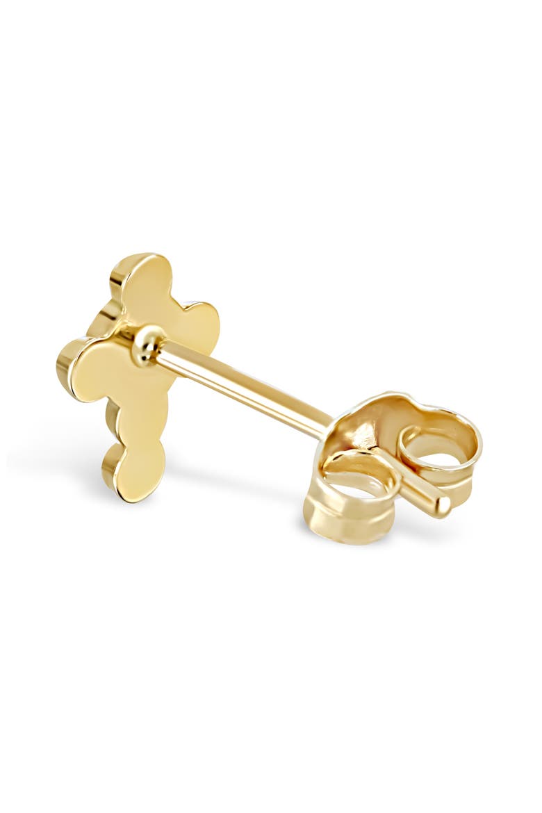 Icon 18K Yellow Gold Diamond Cross Stud Earrings, Alternate, color, 18K YELLOW GOLD