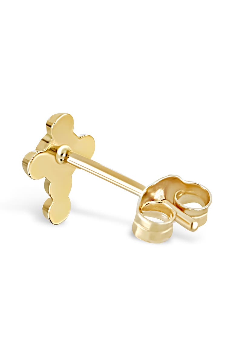 Bony Levy Icon 18K Yellow Gold Diamond Cross Stud Earrings, Alternate, color, 18K Yellow Gold