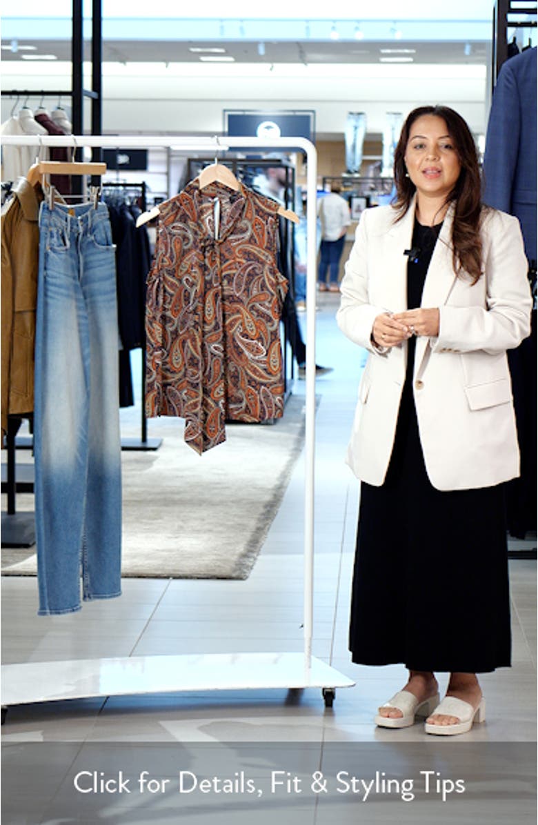 Sailor Tie Neck Sleeveless Top, sales video thumbnail