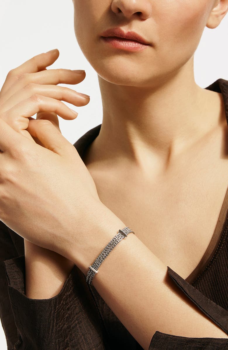 John Hardy Icon Link Station Bracelet, Alternate, color, Silver