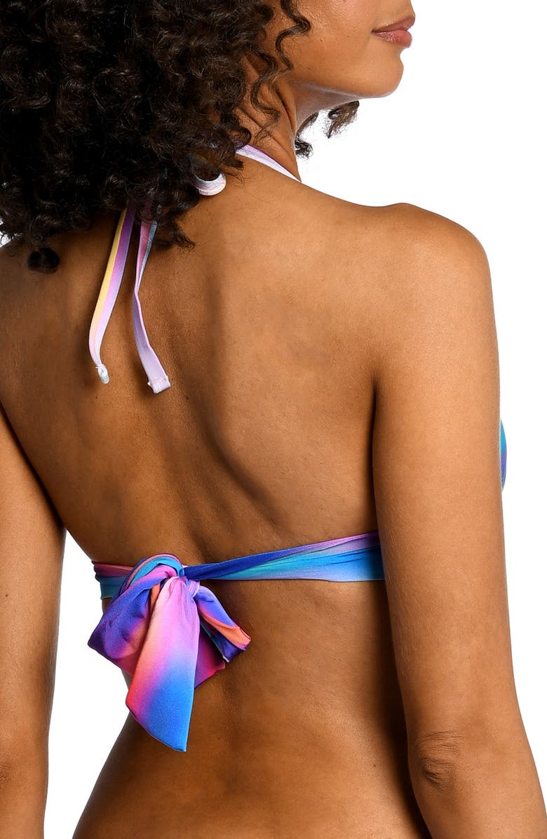 La Blanca Sunset Soft Band Bikini Top, Alternate, color, 