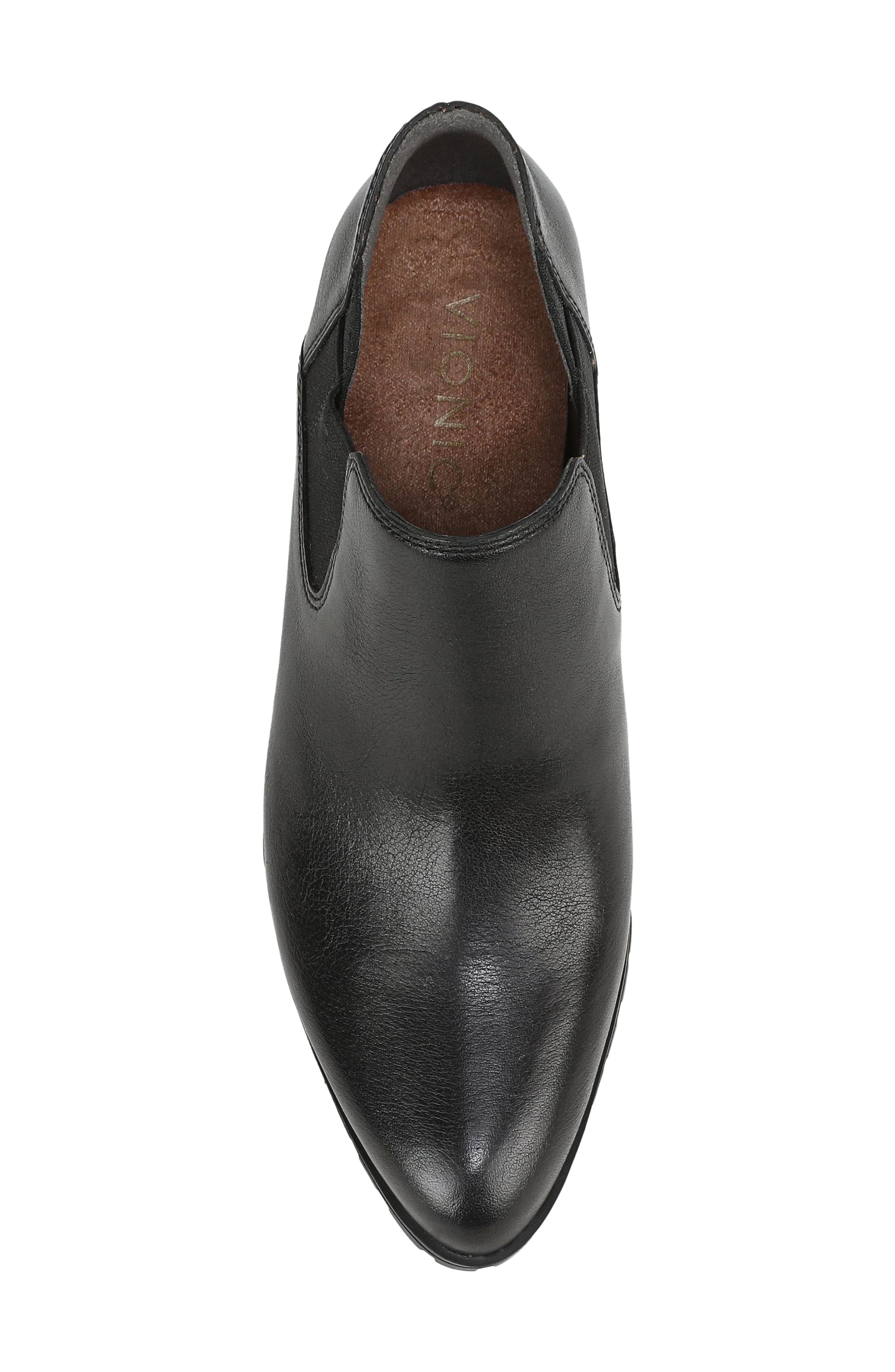 Vionic Bethany Bootie, Alternate, color, Black Leather