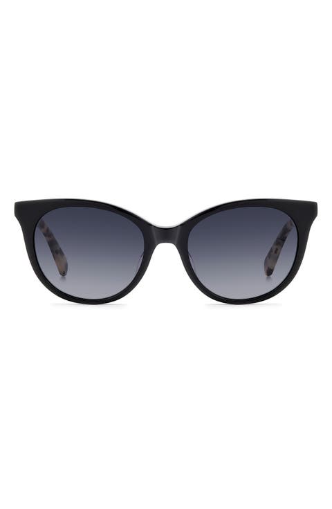 karlee 53mm gradient round sunglasses