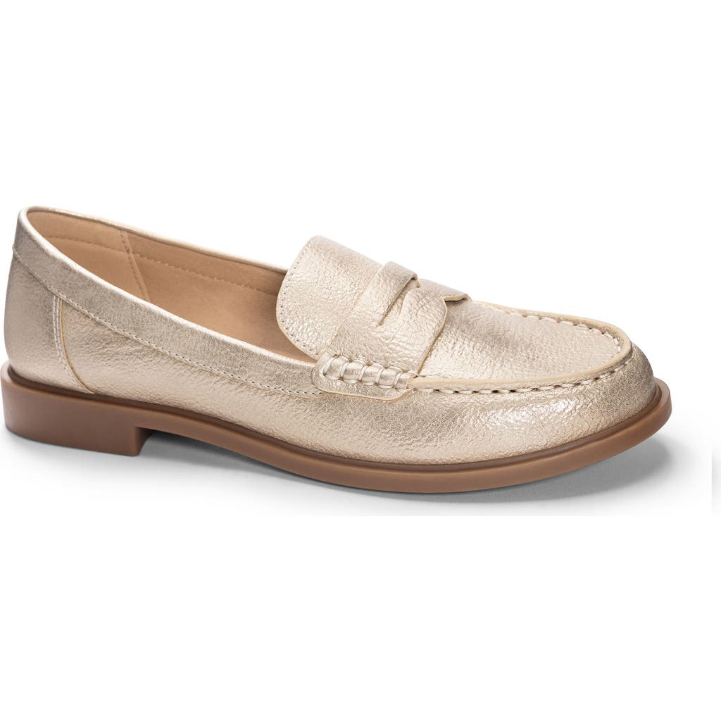 Cl By Laundry Beloved Metallic Penny Loafer In Gold