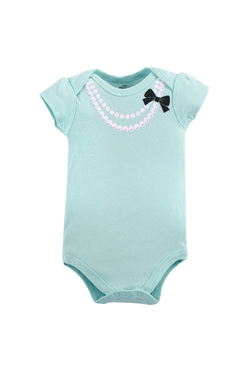 Little Treasure 5Pk Bodysuits, Alternate, color, Party Dress
