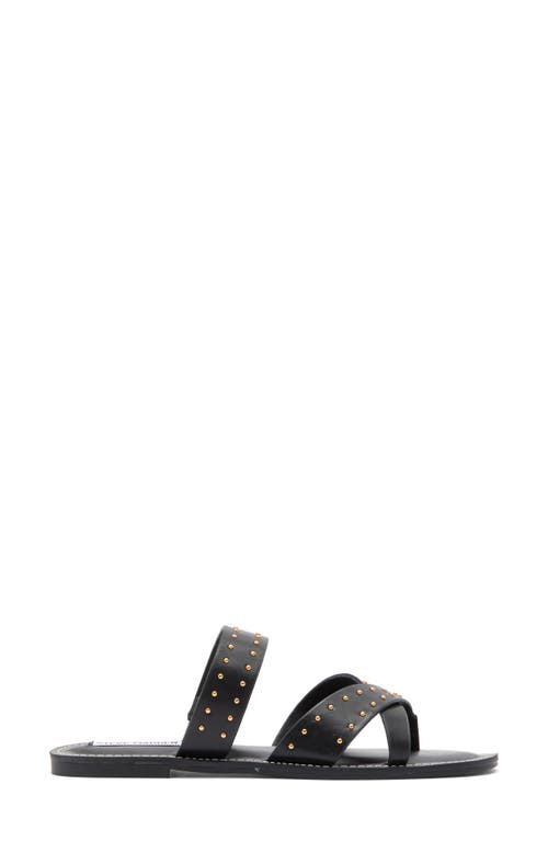 STEVE MADDEN STEVE MADDEN STELAH STUDDED SLIDE SANDAL