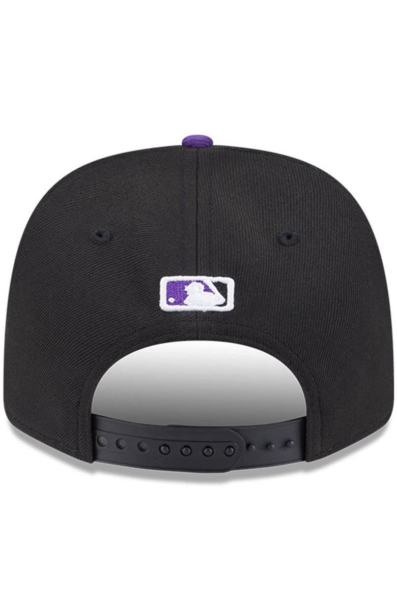 New Era Men's New Era Black Colorado Rockies Player Replica 9SEVENTY Adjustable Hat, Alternate, color, Black