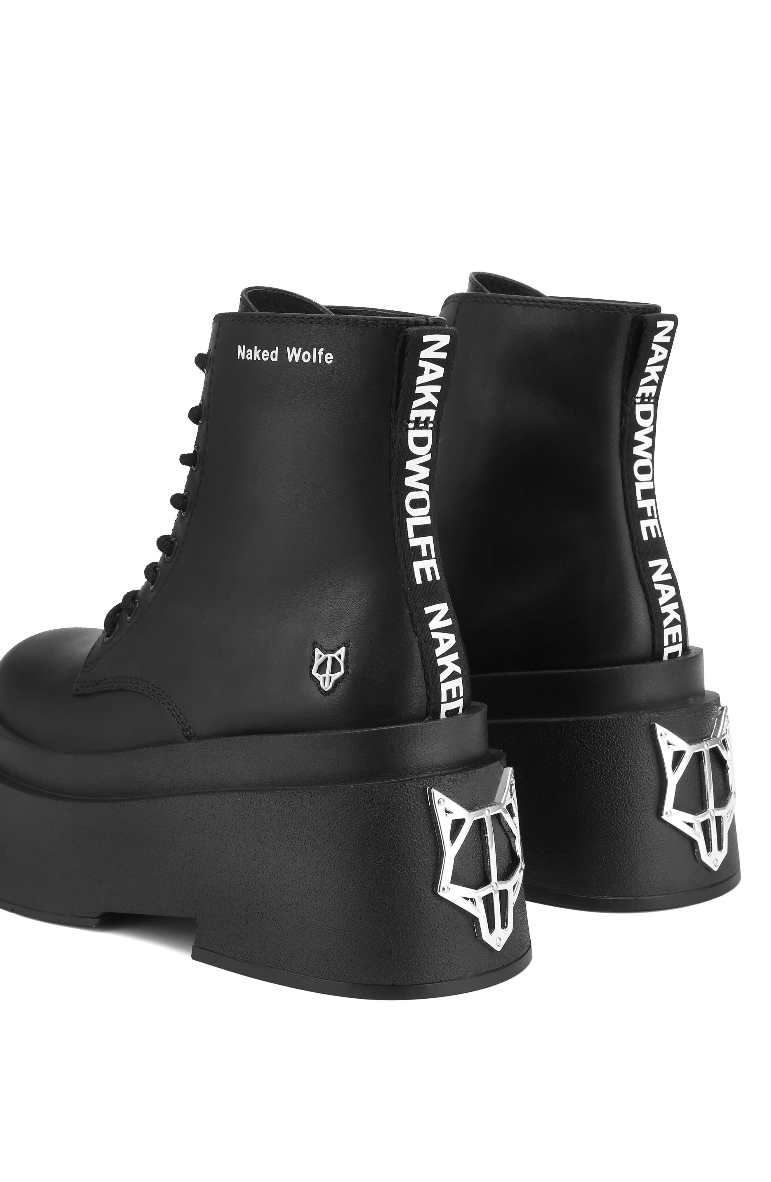 Naked Wolfe Saturn Platform Lace-Up Boot, Alternate, color, 