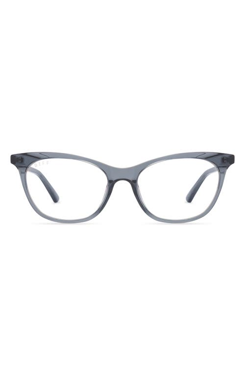 Diff Jade 54mm Cat Eye Optical Glasses In Blue