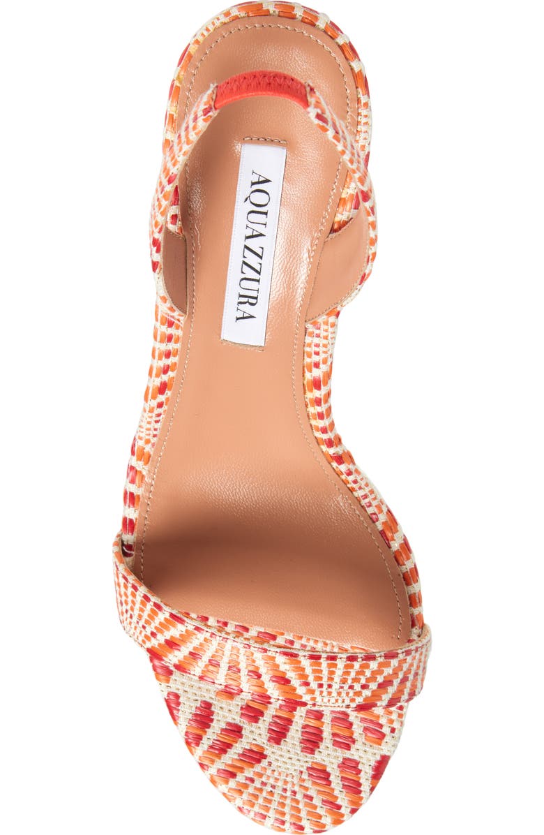 Aquazzura So Nude Block Heel Slingback Sandal, Alternate, color,