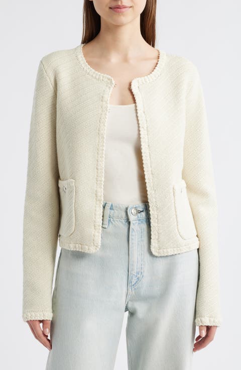 rag&bone ラグアンドボーン Taylor Cotton Cable Cardigan クロップドカーディガン WAS22S007AD07 ミントグリーン S IT92JUK2ARIS Women's Rag & bone Cardigan Sweaters | Nordstrom